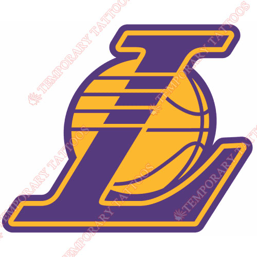 Los Angeles Lakers Customize Temporary Tattoos Stickers NO.1052